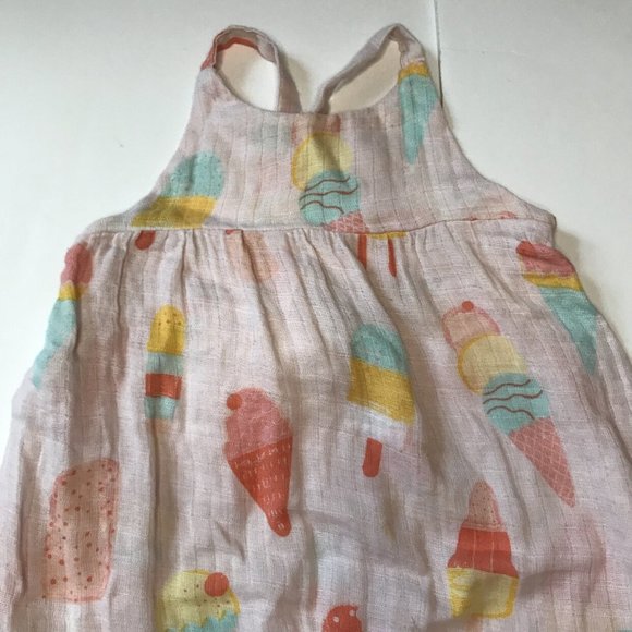 Angel Dear Organic Ice Cream Romper 3-6M - Picture 3 of 6